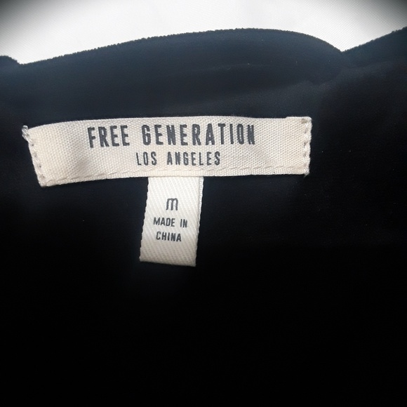 Free Generation Moto-Style Velvet Jacket - Picture 4 of 8